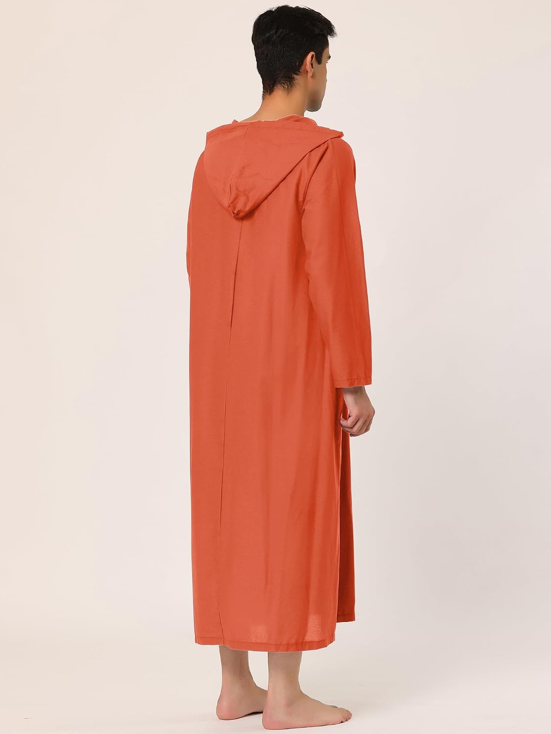 Men's Hooded Long Nightshirt Men's Hooded Long Nightshirt