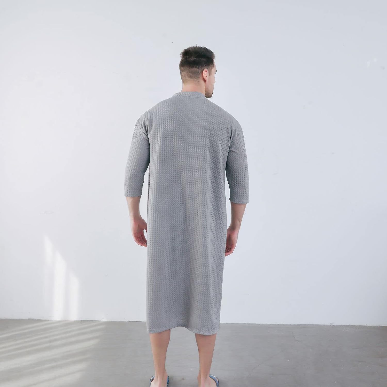 Men's V Neck House Coat Robe