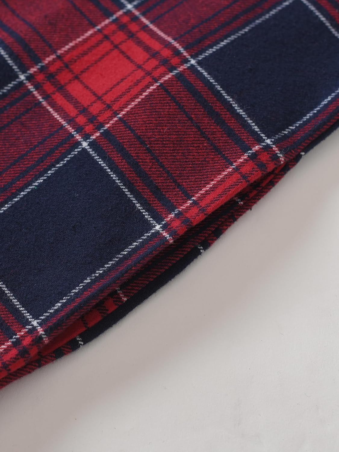 Men's Cotton Flannel Long Sleeve Night Gown