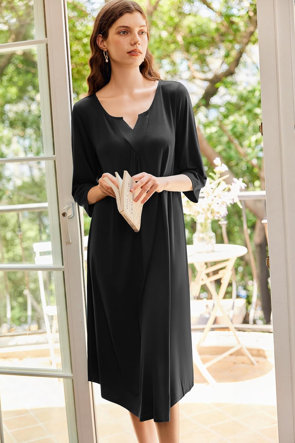 Women Long Nightgown Maxi Sleep Dress Loungewear