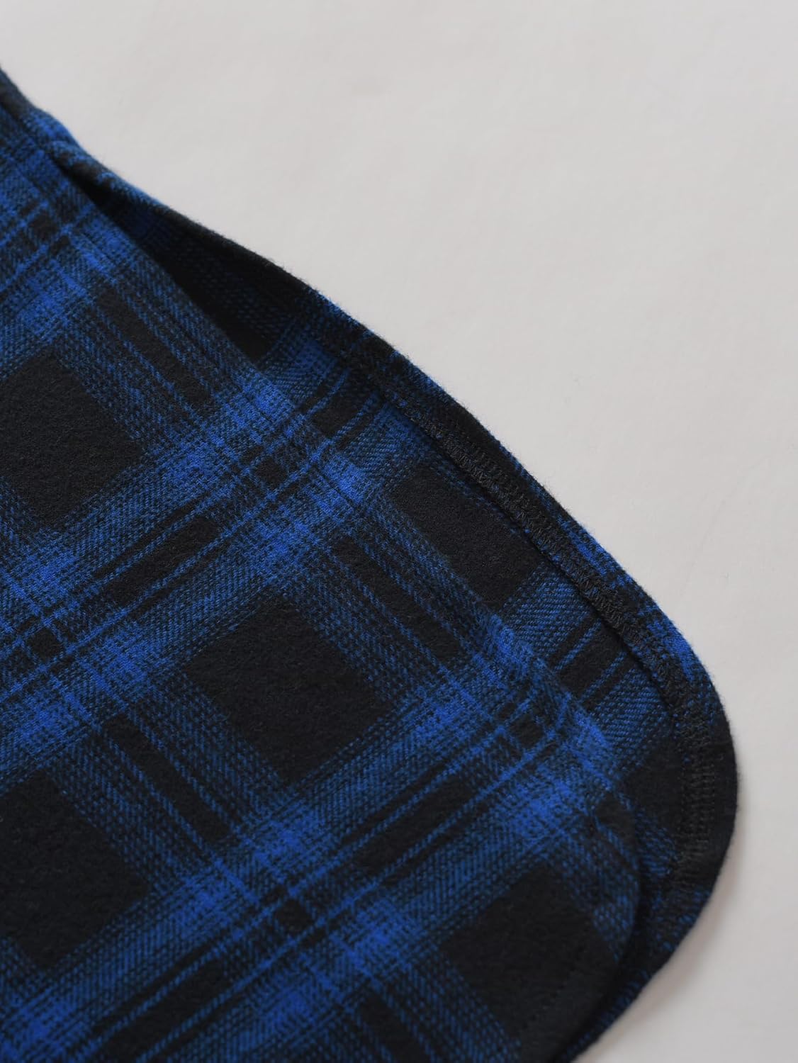 Men's Cotton Flannel Nightshirt with Pockets