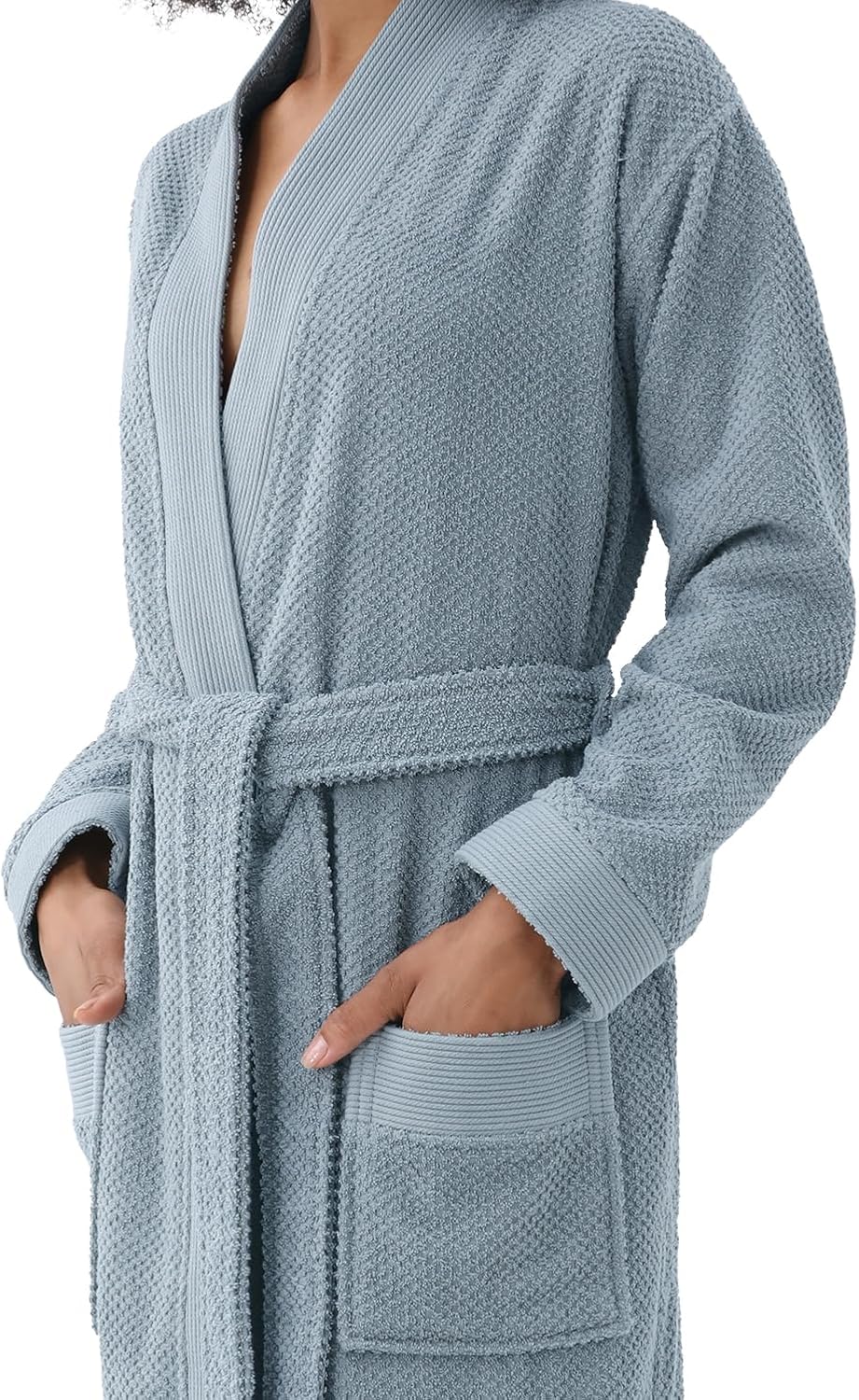 Women's Terry Cotton Kimono Bathrobe