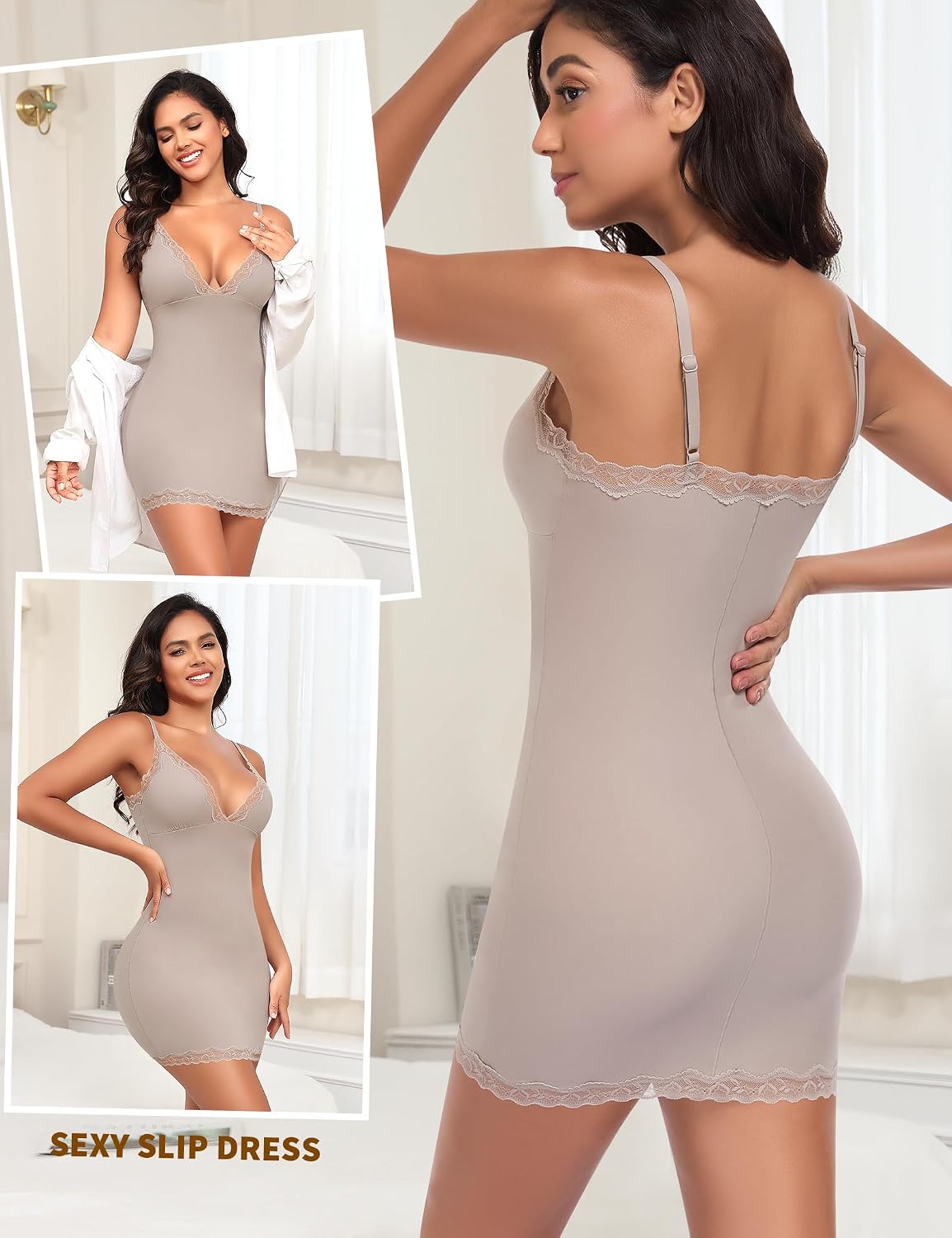 Women’s Adjustable-Strap Mini Cami Dress Women’s Adjustable-Strap Mini Cami Dress